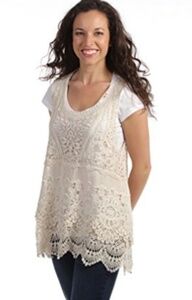 Crochet Tank‎ Top by Noelle